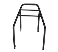 Hamwesh Portaequipajes Trasero para Motocicleta, Construcción de Acero con Revestimiento Negro Mate, Fácil de Instalar, Estante de Almacenamiento Adicional con Soporte Estable para Pasajeros