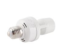 Hamwesh Portalámparas con Sensor de Movimiento, 90% de Ahorro de Energía, Tornillo E27, Portalámparas con Sensor de Movimiento, Adaptador de con Activación Táctil para el Hogar, Oficina, Hotel,