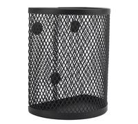 Hamwesh Portalápices Magnético, Imanes NdFeB Resistentes, Diseño Semicilíndrico de Malla Metálica, Portalápices Magnético, Organizador de Bolígrafos con Revestimiento de ABS Brillante para