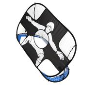 Hamwesh Porterías de Fútbol Portátiles para Niños para Juego de Patio Trasero, Red de Poste de Portería de Fútbol Emergente, Diseño Liviano Plegable para Entrenamiento de Tiro de Partidos en