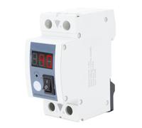 Hamwesh Protector contra Sobrecorriente, Limitador de Corriente de Reinicio Automático de Rango Ajustable de 1-40 A, Carcasa Retardante de Llama PA66 con Monitoreo LCD en Tiempo Real para