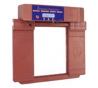 Hamwesh Puerta Automática de Gallina de Pollo, 4 Modos Abridor de Puerta de Pollo con Energía Solar con Temporizador de Sensor de Luz y Control de Pantalla LCD de Control Remoto Que Funciona con