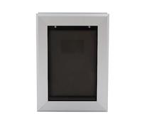 Hamwesh Puerta para Mascotas, Diseño de Dos Capas Resistente a la Intemperie con Panel de Cierre Deslizante para Puertas Exteriores Interiores (516x363,5x65mm)