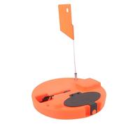 Hamwesh Punta Anticongelante para Pesca en Hielo, Bandera de Baja Temperatura con Husillo de Acero Inoxidable de Nailon, Diseño de Flotador de EVA, Bandera Portátil Ligera para Marcador de Pesca en