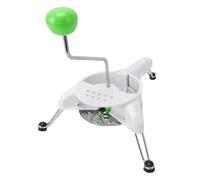 Hamwesh Rallador de Alimentos, Picador de Patatas, Triturador de Verduras con Manivela con 3 Pies de Goma Antideslizantes y Cortador Intercambiable para Queso, Chocolate, Cítricos,