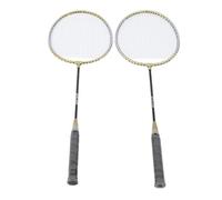 Hamwesh Raqueta de Bádminton, Aleación Ligera, Juego de 2, Alta Durabilidad, Buena Resistencia, Juego de Raquetas de Bádminton, Raqueta de con Bolsa de Transporte para Adultos, Niños, Juegos Al Aire