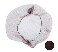 Hamwesh Redes para el Cabello, 144 Piezas Redecillas Desechables de Nailon para Mujeres y Hombres, Ligeras y Transpirables con Elasticidad para el Personal del Hotel, Cocina del Restaurante (Marron