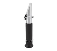 Hamwesh Refractómetro de Alcohol Rango de Escala de Porcentaje de Volumen de 0 a 80% Dispositivo Portátil de Medición de Alcohol con Compensación Automática de Temperatura para Producción de Licor de