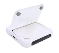 Hamwesh Reproductor de CD Portátil, BT 5.3 USB Recargable con Batería de 2000 MAh, Reproductor de CD con BT, Pequeño de Portátil con Auriculares con Cable para el Hogar, el Coche y la Oficina (White)