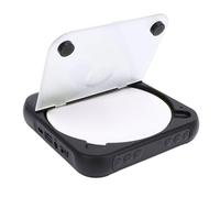 Hamwesh Reproductor de CD Portátil, BT 5.3 USB Recargable con Batería de 2000 MAh, Reproductor de CD con BT, Pequeño de Portátil con Auriculares con Cable para el Hogar, el Coche y la Oficina (Black)