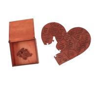 Hamwesh Rompecabezas del Día de San Valentín, 20 Razones por Las Que Te Amo, Rompecabezas de Corazón, Regalo Personalizado con Caja de Almacenamiento para Novio, Novia, Aniversario, Boda, Navidad,