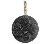 Hamwesh Sartén Antiadherente para Huevos, Sartén para Tortilla Dividida de 3-4 Tazas, de Desayuno Antiadherente de Mármol para Huevos, Panqueques, Crepes, Calentamiento Rápido y Uniforme, Fácil de