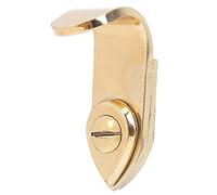 Hamwesh Saxophone Thumb Rest Universal, Brass Gold, for Saxofón | Reposamanos ergonómico para saxofón, con parte posterior curvada, para saxofón alto y tenor, pieza de repuesto
