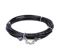 Hamwesh Sonda desatascadora, cable de limpieza para desagües, 4 m | Accionada por taladro, para tuberías de 50 a 75 mm; limpieza de desagües de ducha, fregadero, cocina, baño y alcantarillado