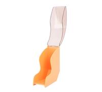 Hamwesh Soporte de Papel para Filtro de café, Estante de Almacenamiento Compacto de Papel de café Acrílico a Prueba de Polvo, Caja de de Filtro en Forma de Ventilador con Tapa Liviana para el Hogar,
