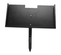 Hamwesh Soporte de Piedra Conmemorativa para Mascotas, Marcador de Tumbas de Hierro Resistente para Placas de 12,2 X 6,18 Pulgadas con Fácil Instalación, Compatibilidad Universal para Jardines y