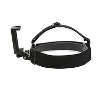 Hamwesh Soporte para Correa de Cámara de Acción, Giro de 120°, Nailon ABS | Soporte para diadema con puerto para zapata fría, compatible con teléfonos de 55-85mm, para esquiar, andar en bicicleta,