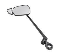 Hamwesh Soporte para Manillar de Espejo de Bicicleta, Espejos Retrovisores Gran Angular HD con Brazo Largo Diseño Giratorio Ajustable de 360 grados para Manillares de 20 a 25 Mm (Izquierda)