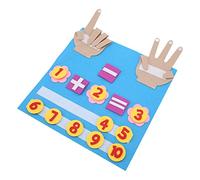 Hamwesh Tablero Ocupado para Niños Pequeños, Juego de Suma y Resta, Juegos de Matemáticas para Jardín de Infantes, Tablero de Fieltro para Niños Pequeños con Cierre de Gancho y Bucle, Reconocimiento