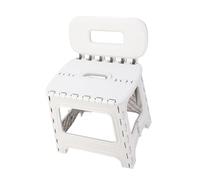 Hamwesh Taburete con Escalón, Plástico PP Resistente con Alta Capacidad de Peso de hasta 300 Libras Taburete con Escalón Plegable, Plegable con Ergonómico Antideslizante para Fácil Plegado y