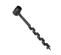Hamwesh Taladro de Barrena Manual, Tornillo Autorroscante, Taladro de Madera Portátil de Acero Al Carbono, Llave de Barrena Manual con Tamaño Pequeño y Liviano para Acampar, Construir Refugios y