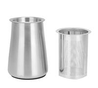 Hamwesh Tamiz de café, Tamiz de café de Malla Fina de Acero Inoxidable, Contenedor de Polvo con Base Antideslizante para Bicarbonato de Sodio, Harina, Canela, Cacao, Azúcar, Dispensador de Polvo,