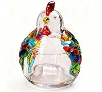 Hamwesh Tarro de Vidrio para Dulces, Contenedor de Almacenamiento de Dulces en Relieve 3D Transparente de Gran Capacidad, Frasco Decorativo para Refrigerios con Tapa Bien Sellada para, Refrigerios,