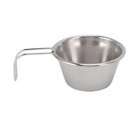Hamwesh Tazón de Camping, Acero Inoxidable de Grado Alimenticio, Ligero, Portátil, Aislado, Multiusos, Plegable, Taza de Camping de Acero Inoxidable con Apto para Lavavajillas para Viajes de RV y