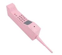 Hamwesh Teléfono Móvil de Ladrillo, Adorno Celular Retro Vintage con Construcción de Hierro para Accesorios de Simulación de Decoraciones de Fiestas (Pink)
