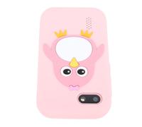 Hamwesh Teléfono para Niños, Pantalla Táctil HD de 2,8 Pulgadas con 8 Juegos de Aprendizaje y Cámara Dual, Teléfono de Juguete para Niñas Pequeñas con Estuche a Prueba de Golpes y Pegatinas