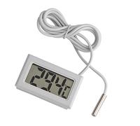 Hamwesh Termómetro Digital LCD, Mini Pantalla LED para Incubadora de Reptiles de Invernadero, Termómetro de Refrigeración por Agua de Alta Precisión, Baterías LR44