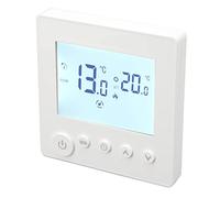 Hamwesh Termostato de Calefacción por Suelo Radiante, Control de Temperatura Programable, Pantalla LCD con Retroiluminación, Termostato Inteligente, Programable con Temporizador de Programación DIY