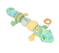 Hamwesh Toya Suave de la Actividad de los Animales de Relleno Musical Infantil, Juguetes para Bebés de Cocodrilo de 23 Pulgadas con Sonajeros y Texturas de Cruginos Múltiples para Niños Recién