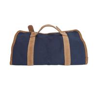 Hamwesh Travel Bartender Kit Bag Canvas Impermeable Barma de la Barra de Rollo de Bartender con Múltiples Compartimentos para Fiestas de Fabricación de Cócteles en el Hogar (Blue)