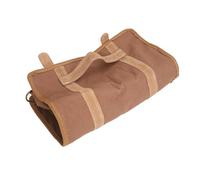 Hamwesh Travel Bartender Kit Bag Canvas Impermeable Barma de la Barra de Rollo de Bartender con Múltiples Compartimentos para Fiestas de Fabricación de Cócteles en el Hogar (Brown)