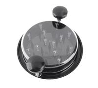 Hamwesh Trituradora de Pollo, Tira Antideslizante Mejorada y Ergonómico Trituradora de Carne, Herramienta de Cocina de Mano con Material de PC PP sin BPA para Carne de Res, Pollo y Verduras (BLACK)