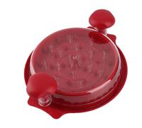 Hamwesh Trituradora de Pollo, Tira Antideslizante Mejorada y Ergonómico Trituradora de Carne, Herramienta de Cocina de Mano con Material de PC PP sin BPA para Carne de Res, Pollo y Verduras (rojo)