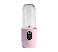 Hamwesh Vaso de Licuadora, Exprimidor Portátil de 20800 RPM, Licuadora Pequeña con Tapa a Prueba de Fugas de 500 Ml, Recargable por USB, Inalámbrico para el Hogar, Viajes Al Aire Libre, Gimnasio,