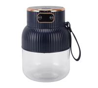 Hamwesh Vaso Exprimidor Portátil, Exprimidor Eléctrico Recargable USB De 600 Ml 150 W, Licuadora Multifuncional con Piezas Desmontables para Batidos, Jugos, Batidos, Gimnasio, Viajes, Cocina (BLUE)