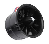 Hamwesh Ventilador con Conductos EDF, 80 Mm, 12 Aspas, 3000 W, 6S, 2000 KV, 3,43 Kg de Empuje, Ventilador con Conductos a Chorro para Aviones RC, Ligero y Resistente, con Eléctrico con Aspas