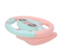 Hamwesh Volante de Simulación, Juguete de Volante para Niños Pequeños con Botones de Bocina, Luces, Ventosas, Juguete de Conducción de Automóviles para Asiento Trasero de Niños (Pink)
