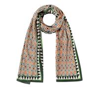 Hamzah Pañuelo Estampado de Modal para Mujer y Hombre - Bufanda Ligera 180x65 cm con Diseño Artístico de Inspiración Andaluza, Accesorio Versátil para Primavera y Verano (Nazarí)