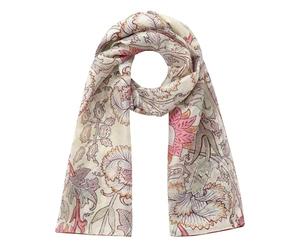Hamzah Pañuelo Mujer Seda Estampado - Fular Largo 180x65 cm Hecho a Mano, Inspirado en Obras de Arte de Grandes Pintores, Accesorio Elegante para Cuello o Cabeza (Giselle)