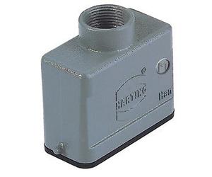 Han 10A Capucha Entrada Superior Conectores De Aluminio M20 - 19200101440