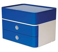 Han 1100-14 Smart Box Plus Allison - Cajonera con 2 cajones y caja para utensilios, color azul
