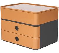 Han 1100-83 Smartbox Plus Allison - Cajonera con 2 cajones y caja para utensilios, color marrón