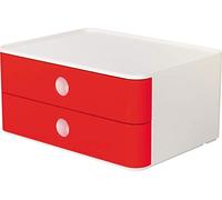 Han 1120-17 SART-BOX ALLISON - Cajonera con 2 cajones, color rojo