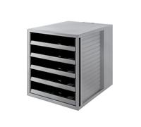 HAN 14018-18 - Clasificador con 5 compartimentos para C4, 275 x 320 x 330 mm, color gris