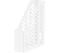 Han 1601 Klassik - Revistero vertical con etiqueta, color blanco