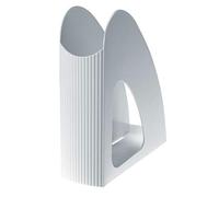 Han 1610 Twin - Revistero vertical (tamaño C4, 76 x 26 x 239 mm), color gris claro